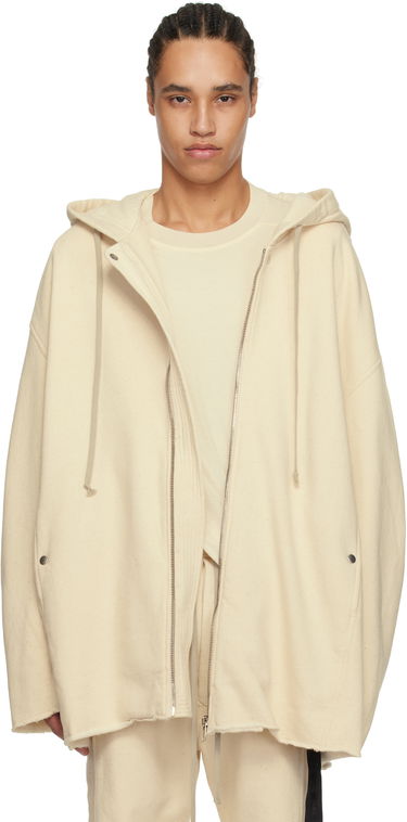 Суитчър Rick Owens Rick Owens DRKSHDW Peter Zipped Hoodie Бежово | DU01E3289 FN, 0