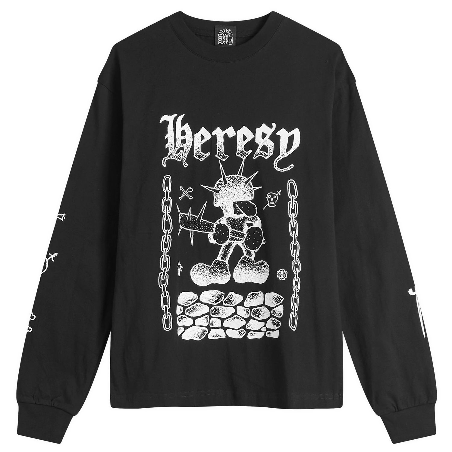 Тениска Heresy Fightin Long Sleeve T-Shirt Черно | HSS25-T11-BLK, 1
