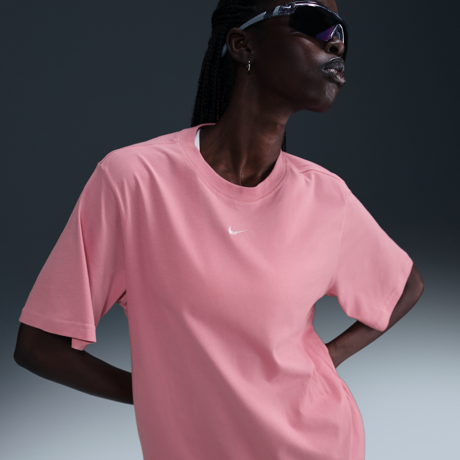 Тениска Nike Sportswear Essential T-Shirt Розово | FD4149-699, 1