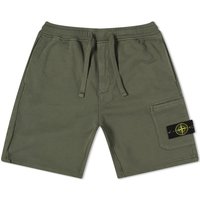 Къси панталони Stone Island Garment Dyed Sweat Shorts Зелено | 801564651-V0059, 1