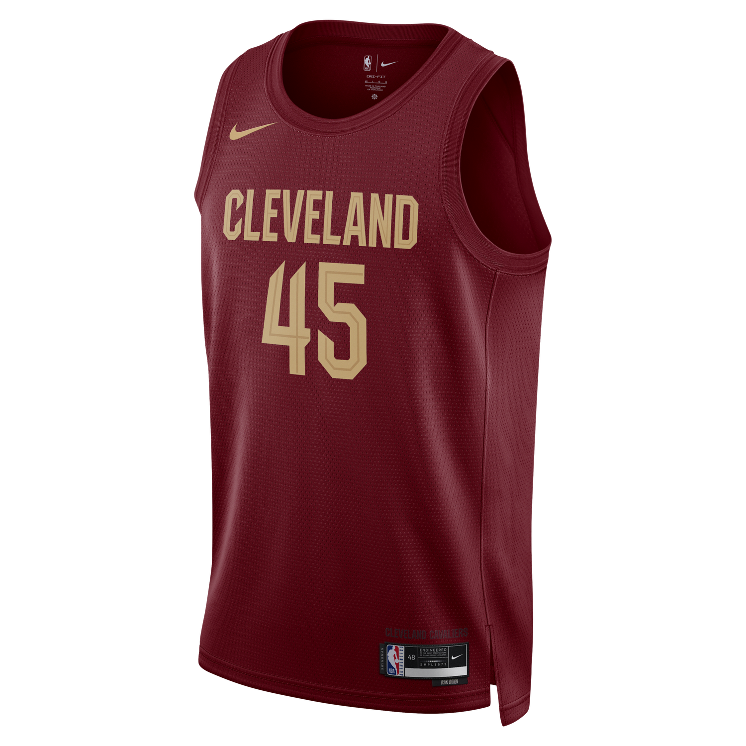 Фланелка Nike Dri-FIT NBA Cleveland Cavaliers Icon Edition 2022/2023 Swingman Jersey Бургунди | DN2001-686, 0