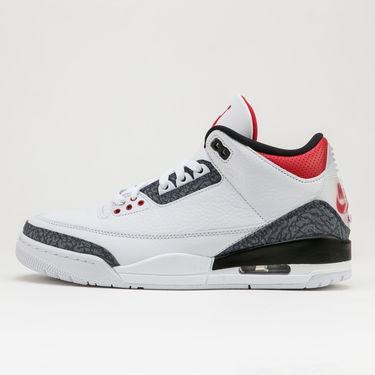 Кецове и обувки Jordan Air Jordan 3 Retro Denim SE "Fire Red" Бяло | CZ6431-100, 0