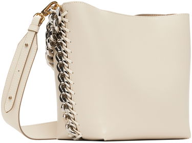 Чанта през рамо Stella McCartney Bucket Bag With Chain Бяло | 7B0033W8839, 2