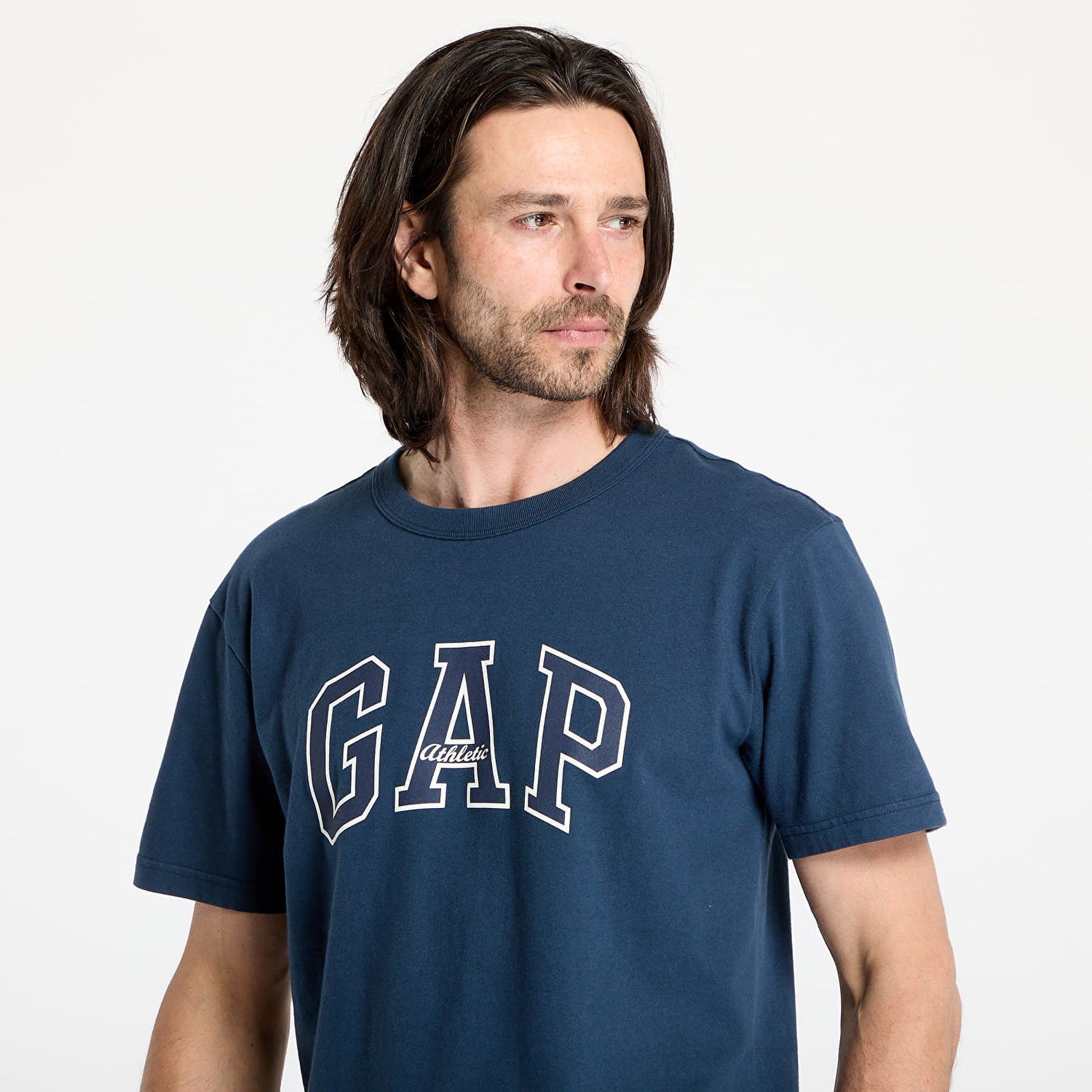 Тениска GAP GAP Logo Graphic Tee Тъмно синьо | 797924-01, 1