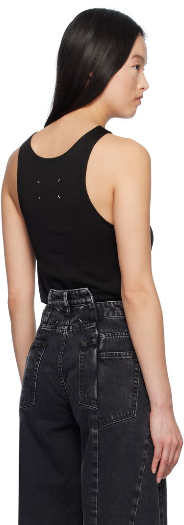 Потник Maison Margiela Maison Margiela Logo Tank Top Черно | S51NL0048 S24522, 2