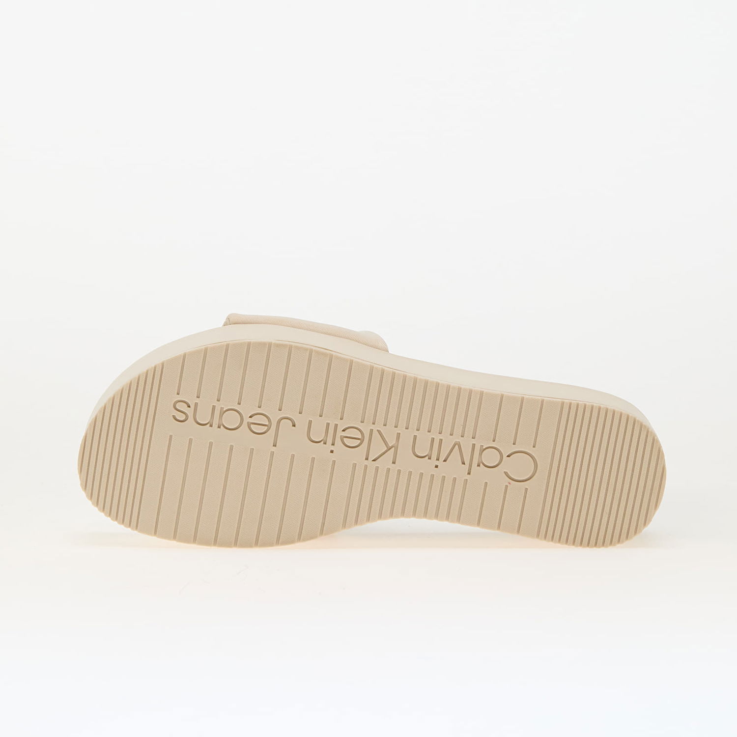 Кецове и обувки CALVIN KLEIN Flatform Sandal Slid Beige Бежово | YW0YW01791 AEO, 1