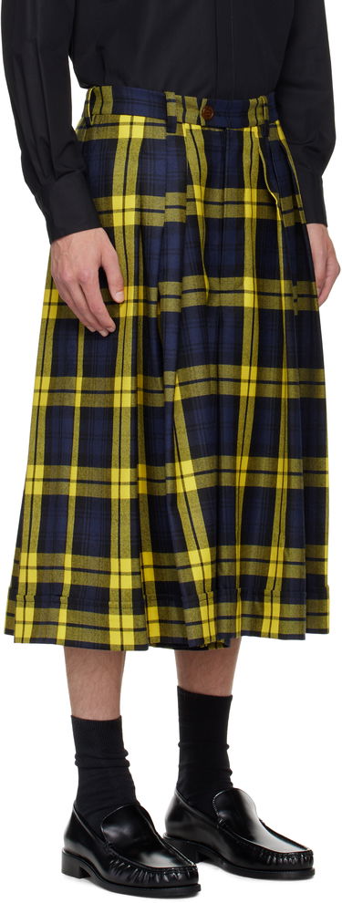 Къси панталони Vivienne Westwood Vivienne Westwood Pleated Tartan Culottes Жълто | 3F01000C-W0175-, 1