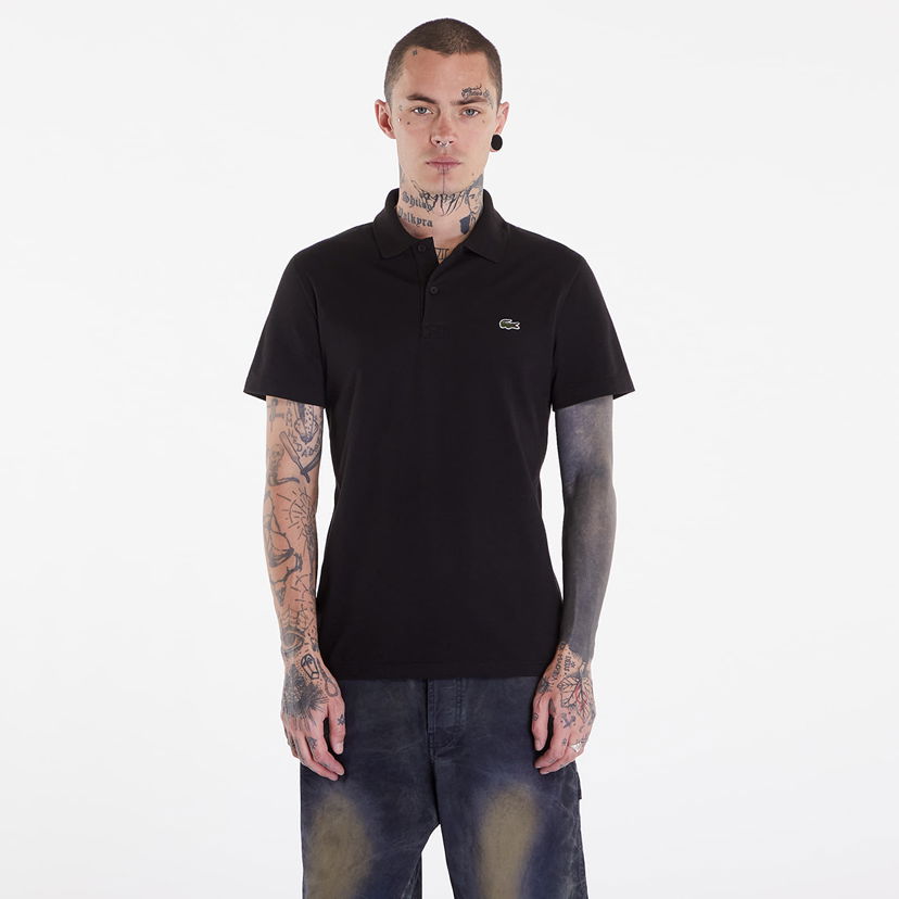 Тениска Lacoste T-Shirt S/S Polo Black Черно | DH0783 031