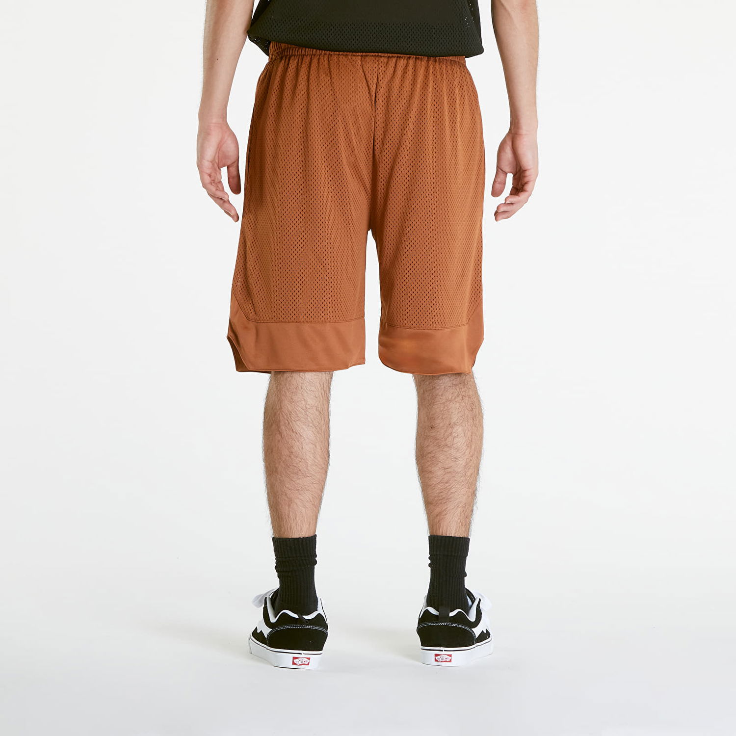 Къси панталони New Era Arch Logo Mesh Shorts Brown Кафяво | 60435405, 1