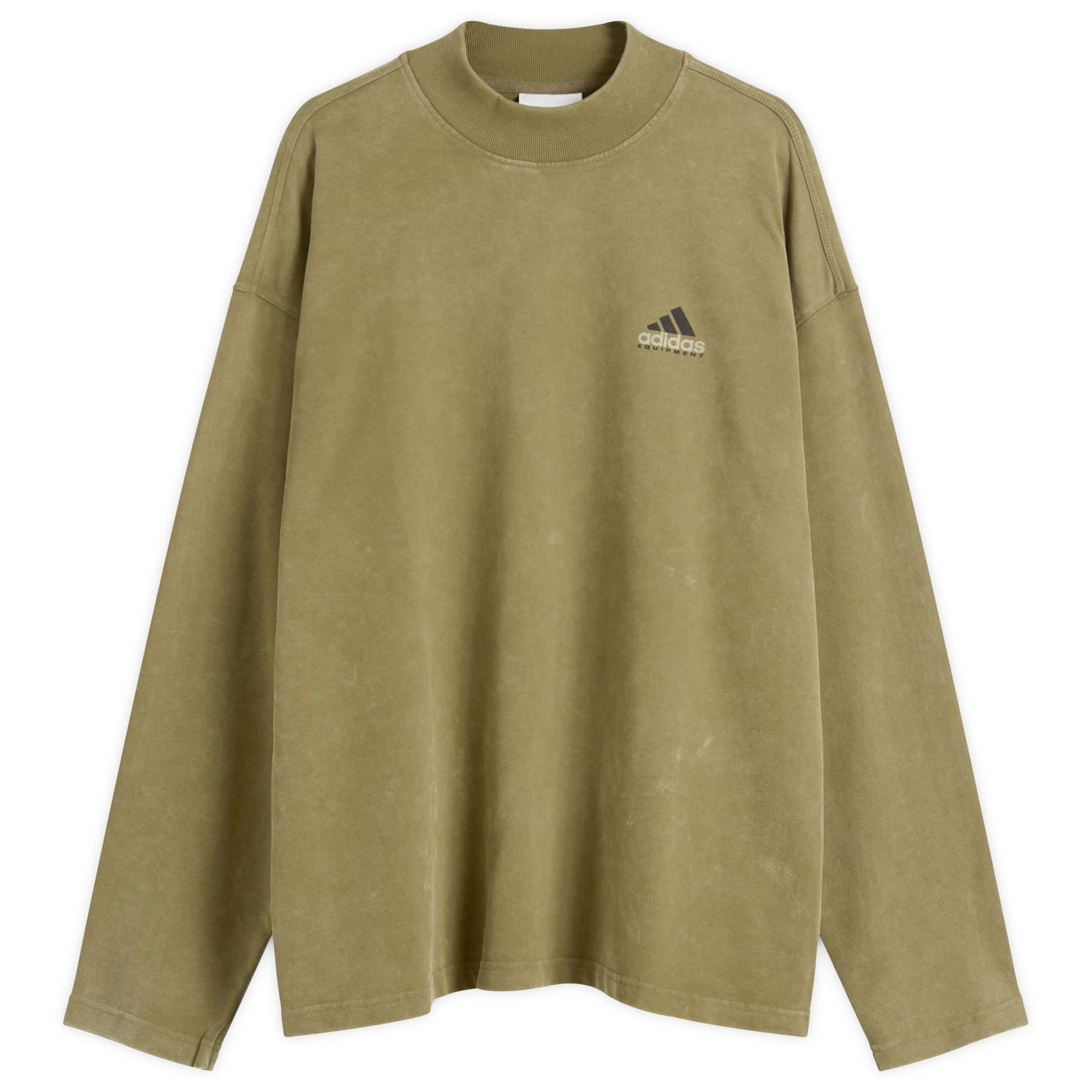 Тениска adidas Originals EQT Graphic Long-Sleeve Mock Neck T-Shirt Зелено | JV5812, 1