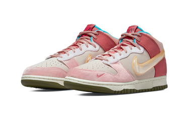 Кецове и обувки Nike Social Status x Dunk Mid "Strawberry Milk" Розово | DJ1173-600, 1
