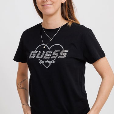 Тениска GUESS Guess Narciso T-Shirt Черно | V5GI10K9RM1-JBLK, 2