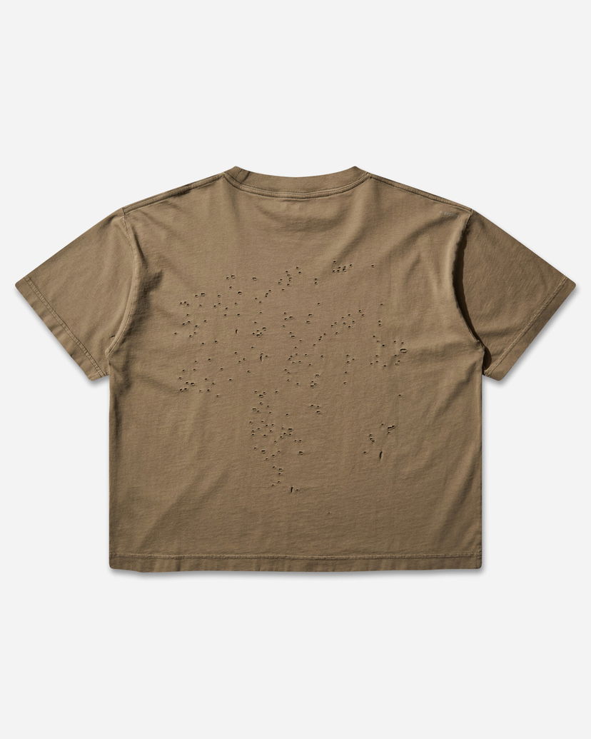 Тениска Satisfy MothTech T-Shirt with Holes Кафяво | 21002 91A04