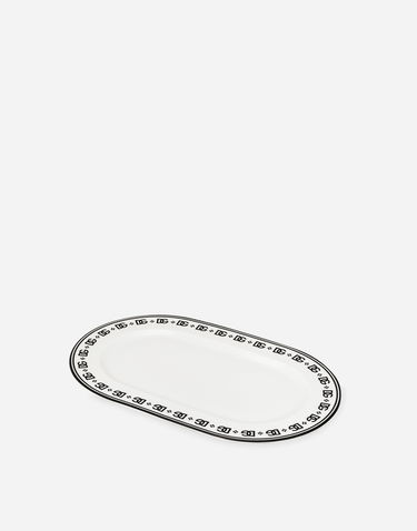 Домашен декор Dolce & Gabbana Dolce & Gabbana Serving Dish Бяло | TC0147TCALHU0082, 2