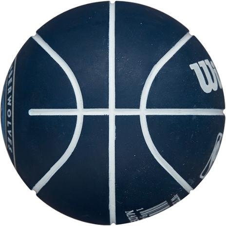 Спортна екипировка Wilson Tennis Minnesota Timberwolves Dribble Basketball Тъмно синьо | wtb1100mn, 1