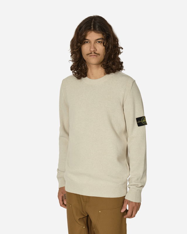 Wool Crewneck Sweater Plaster