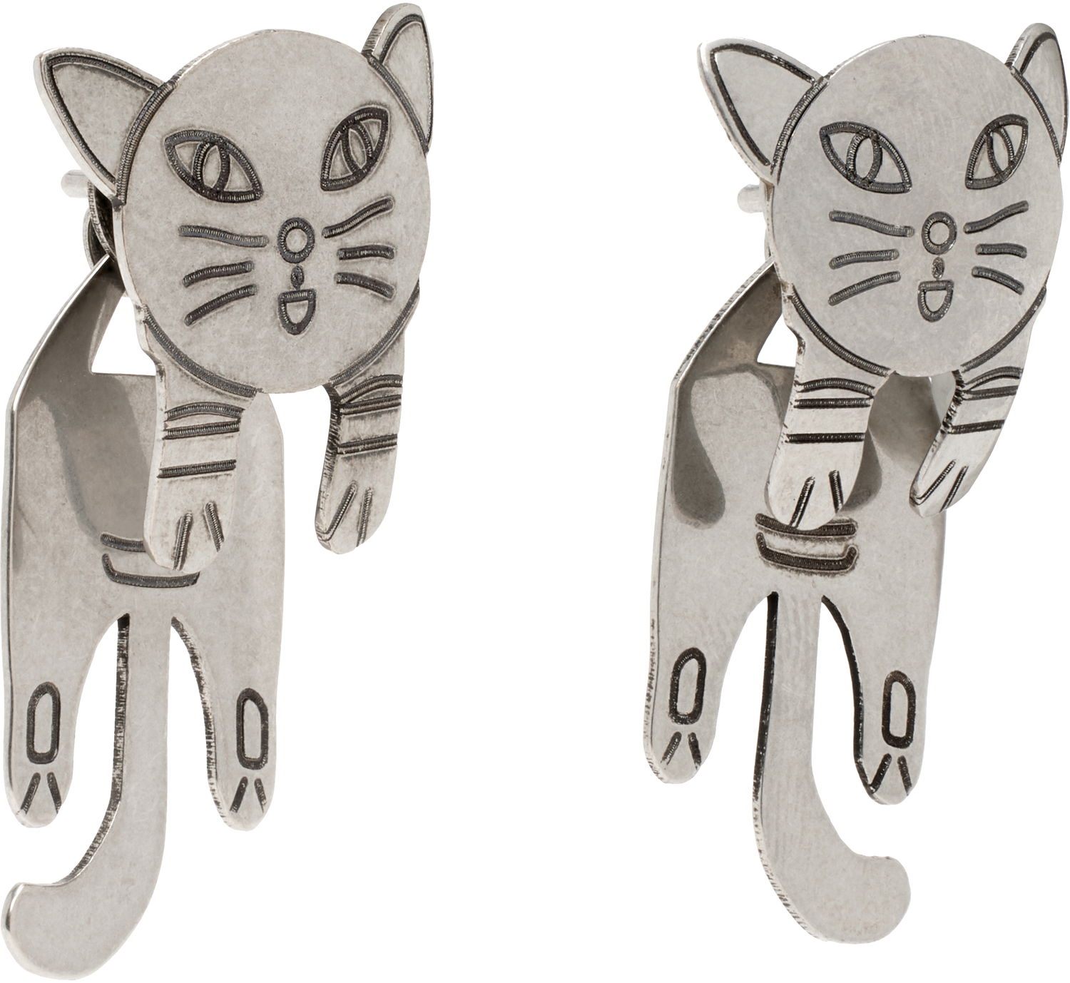 Обеци Marni Marni Cat Earrings Металик | ORMV0543A0 M2000, 1