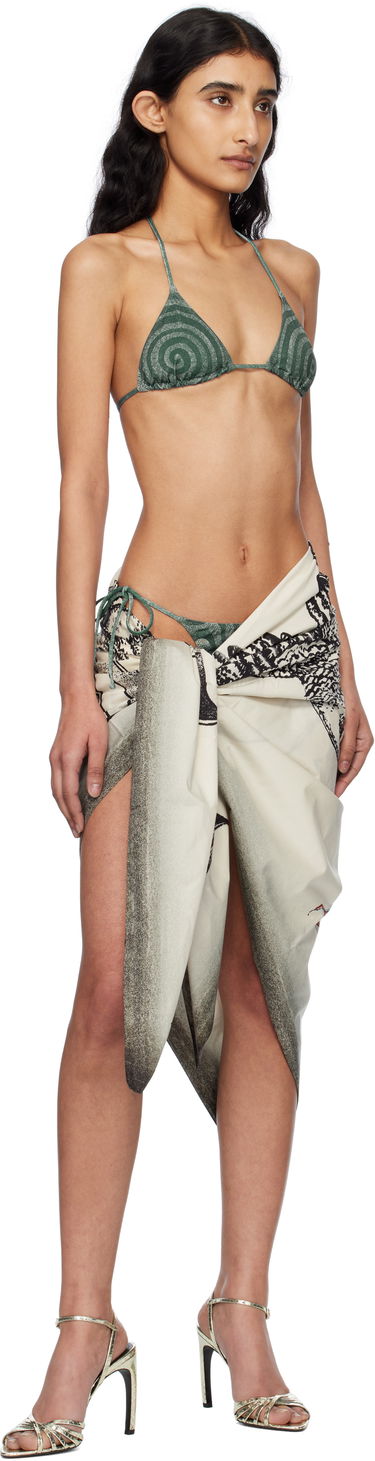 Пола Jean Paul Gaultier Jean Paul Gaultier 'The Tattoo Bird' Wrap Skirt Многоцветен | 25/34-U-JU174-C595-030030, 3