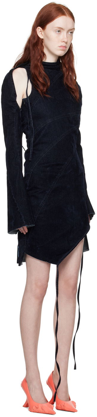 Pокля Ottolinger Ottolinger Twisted Denim Minidress Тъмно синьо | 1704310, 1