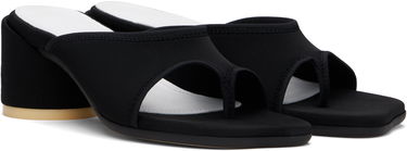 Облекло Maison Margiela MM6 Maison Margiela Scuba Lycra Heeled Sandals Черно | S66WP0086 P5561, 3