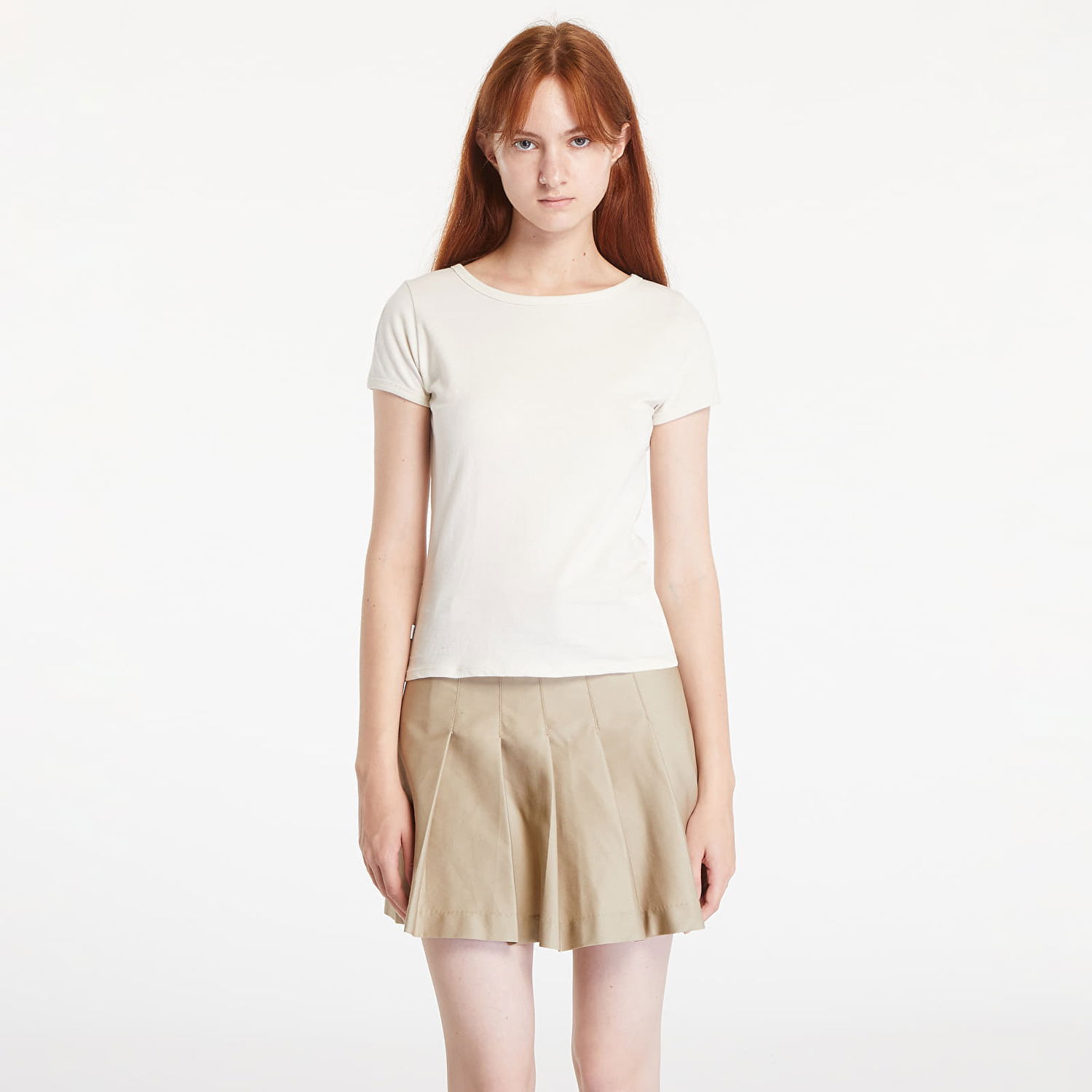 Тениска Vans LX Baby Short Sleeve Tee Turtle Dove Бежово | VN000HM0DJR1, 0