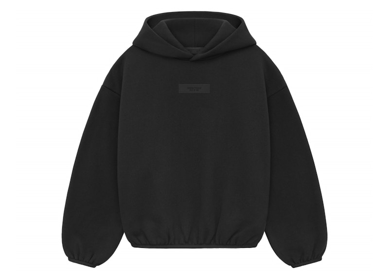 Суитчър Fear of God Essentials Core Collection Kids Hoodie Черно | 785SU242040K