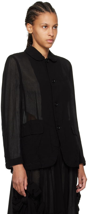 Яке Comme des Garçons Comme des Garçons Peter Pan Collar Jacket Черно | RM-J016-051, 1