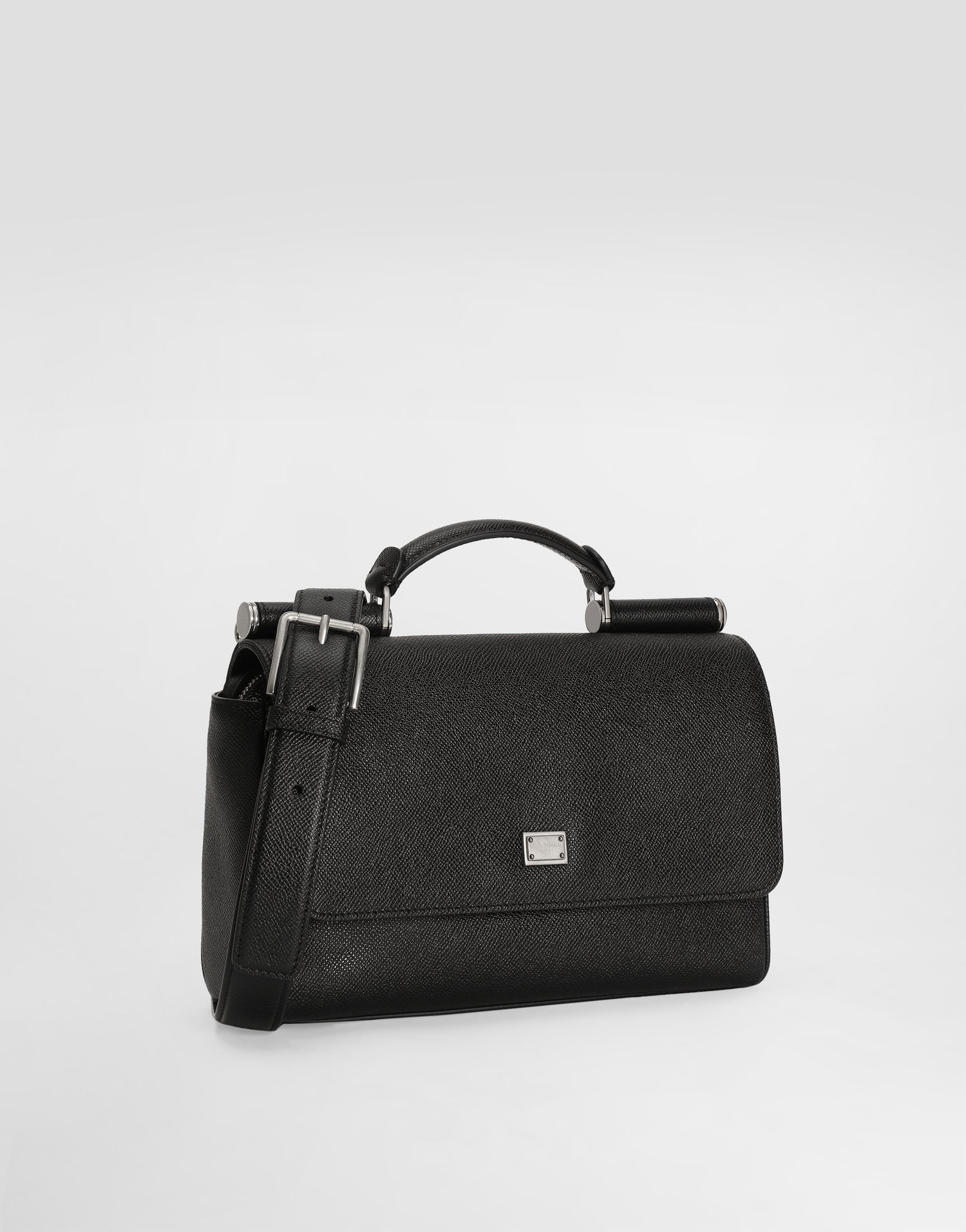 Дамска чанта Dolce & Gabbana Dolce & Gabbana Sicily Calfskin Crossbody Bag Черно | BM2516BG06580999, 1