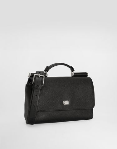 Дамска чанта Dolce & Gabbana Dolce & Gabbana Sicily Calfskin Crossbody Bag Черно | BM2516BG06580999, 1