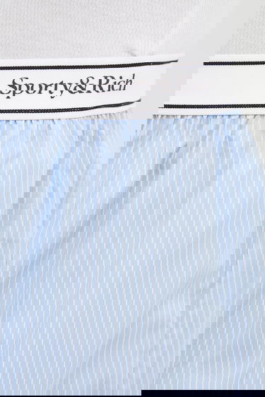 Къси панталони Sporty & Rich Sporty & Rich Serif Logo Gym High Waist Shorts Синьо | SH015602300ST08, 3