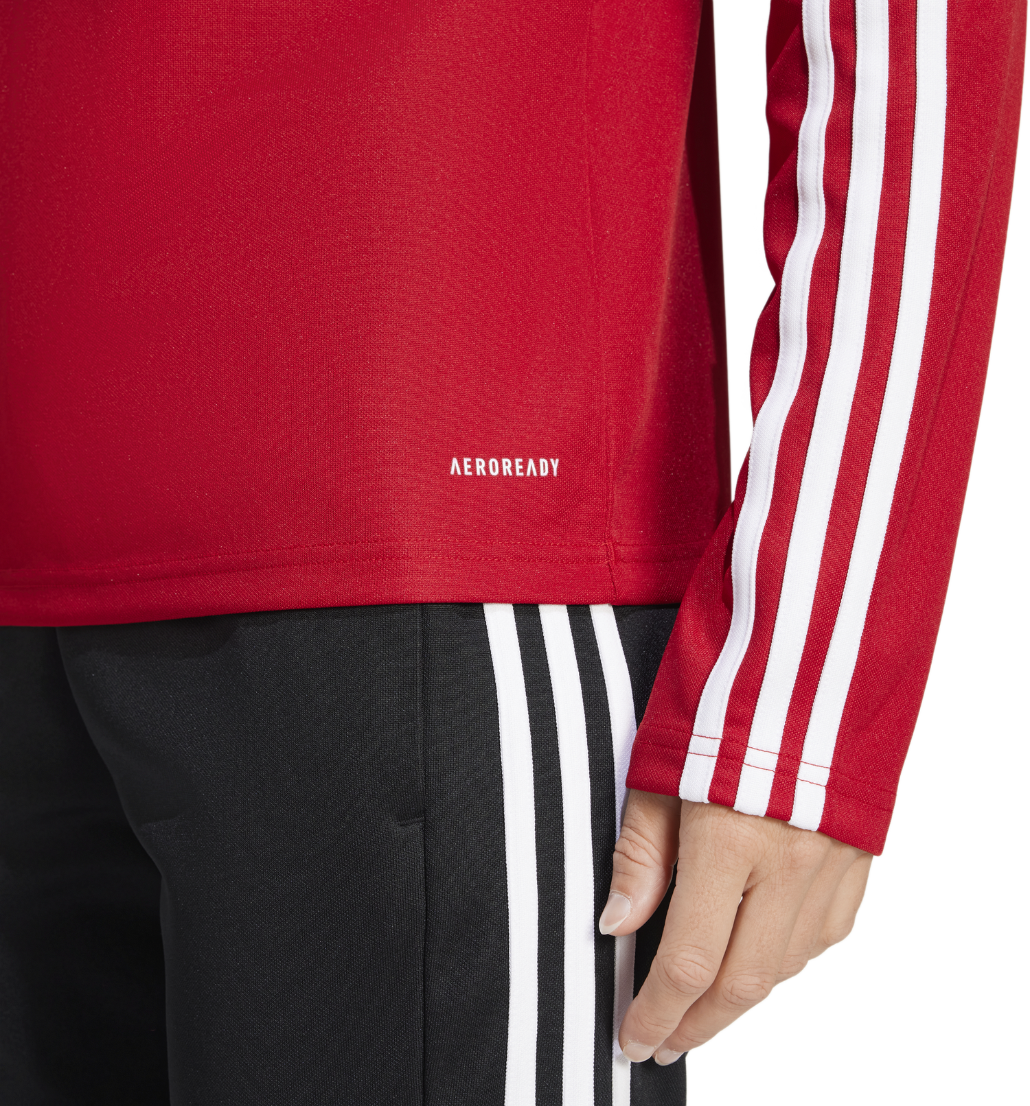 Суитчър adidas Originals Long Sleeve Training Top SQ25 Червено | jd3018, 1
