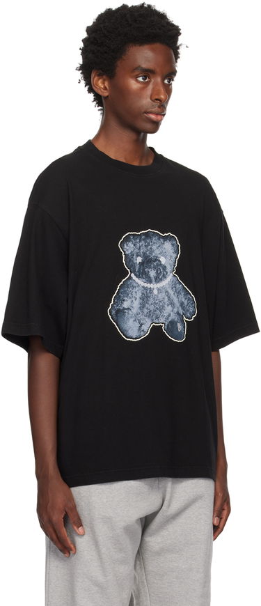 Тениска We11done We11done Necklace Teddy Graphic T-Shirt Черно | WD-TT9-20-117-U-BK, 4