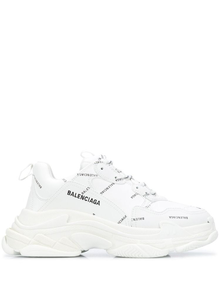 Кецове и обувки Balenciaga Triple S Sneaker Бяло | 536737W2FA19010, 0