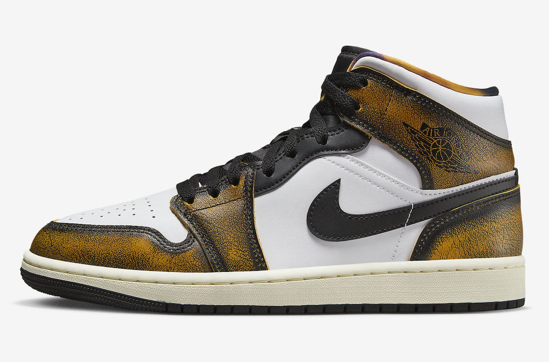 Кецове и обувки Jordan Air Jordan 1 Mid "Orange Wear-Away" Оранжево
 | DQ8417-071, 0