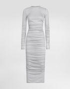 Draped Wool Jersey Dress