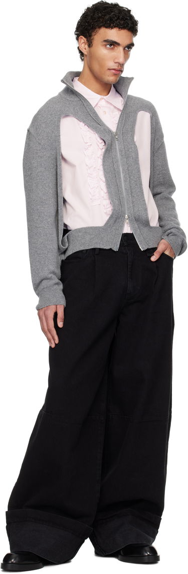 Дънки Simone Rocha Simone Rocha Embellished Puddle Jeans Черно | 4131B 1239, 4