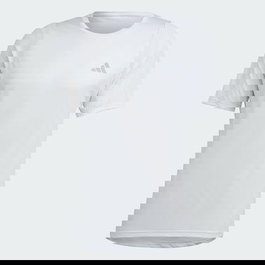 Тениска adidas Performance RUN ICONS 3 STRIPES T-Shirt Бяло | IB5276, 3