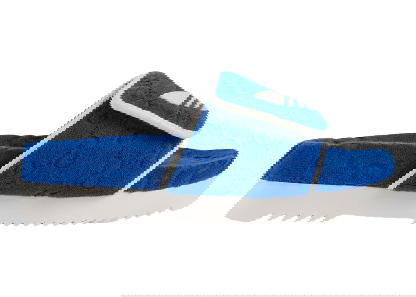 Кецове и обувки Gucci adidas x GG Platform Sandal 'Blue' Синьо | 702412UU0104160, 0