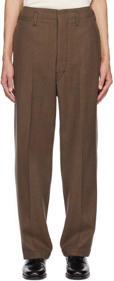 Панталони LEMAIRE LEMAIRE Maxi Trousers Кафяво | PA1048 LF1108, 0