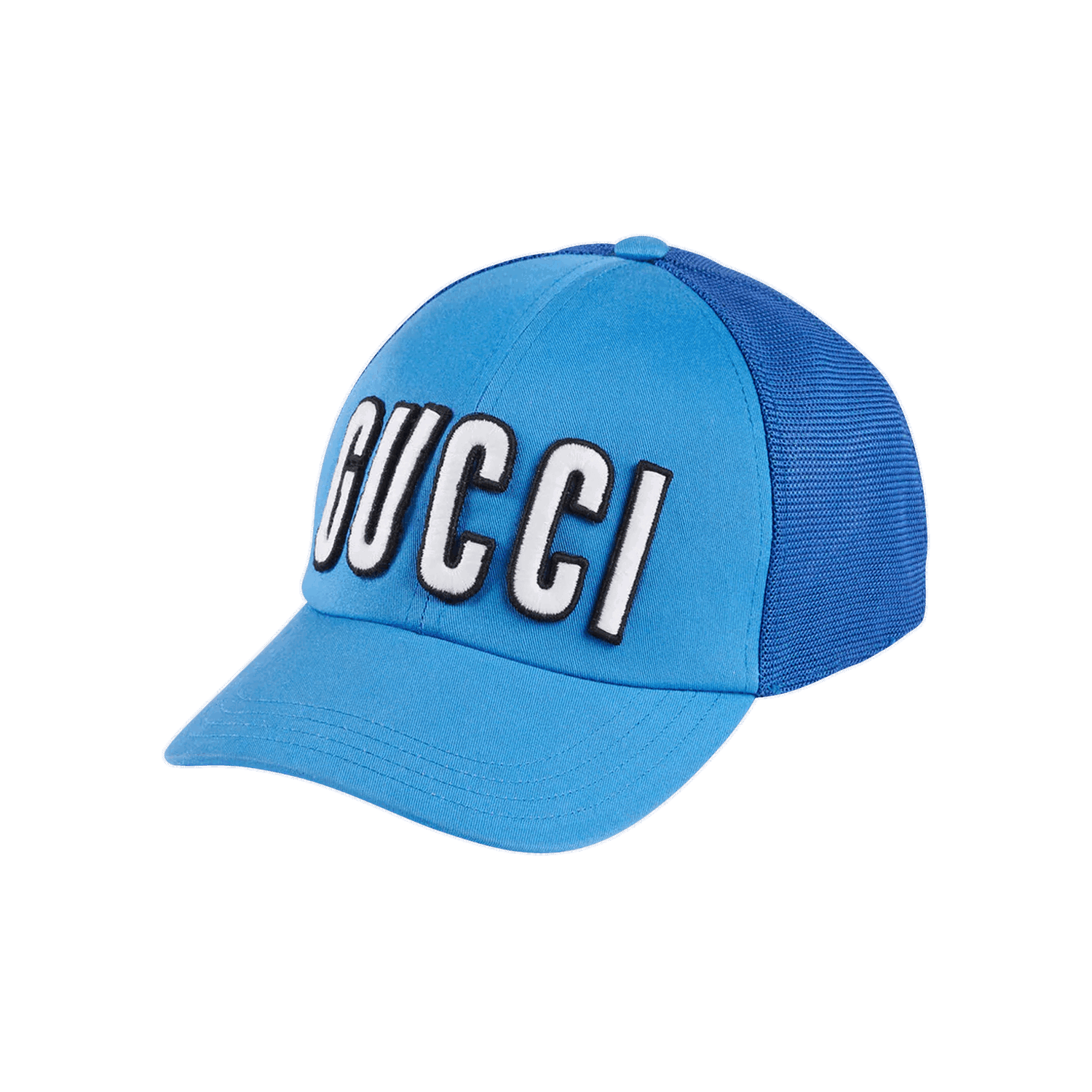 Шапка Gucci Baseball Hat With Patch Синьо | 701324 4HAOY 4969, 0