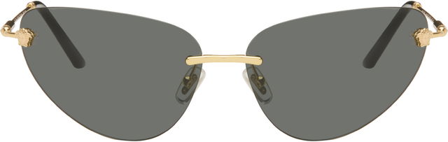 Medusa Cat-Eye Rimless Sunglasses