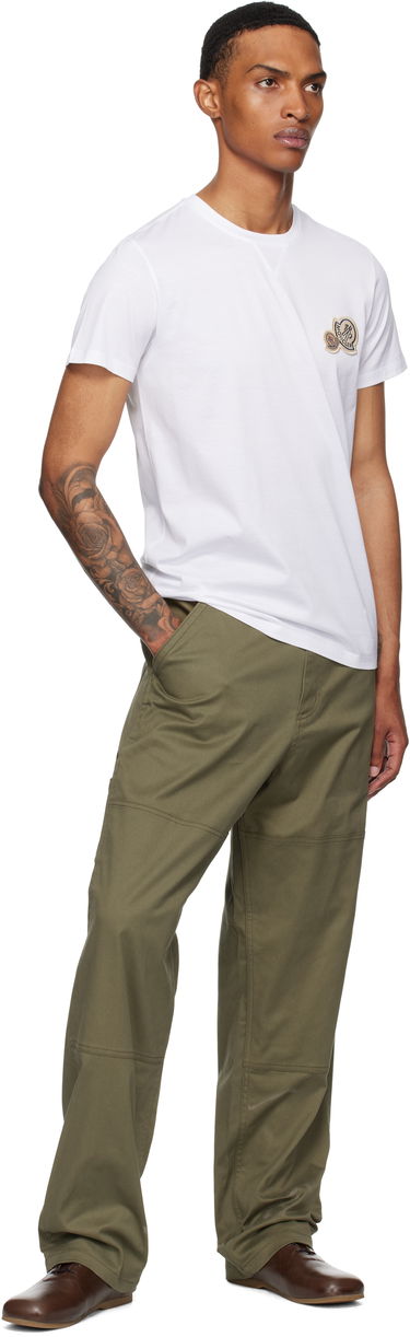 Панталони Moncler Moncler Gabardine Trousers Зелено | K20912A00003598R1, 3