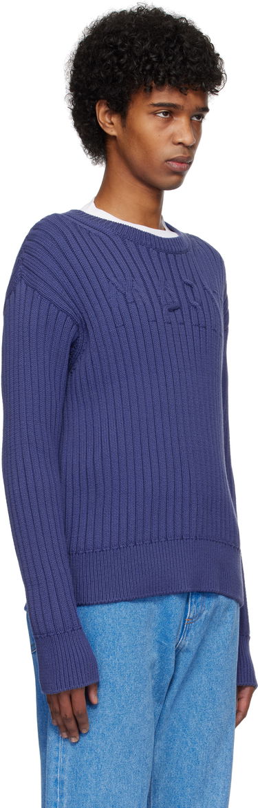 Пуловер Marni Marni Cable Logo Crewneck Sweater Черно | GCMG0430A0 UFC950, 4