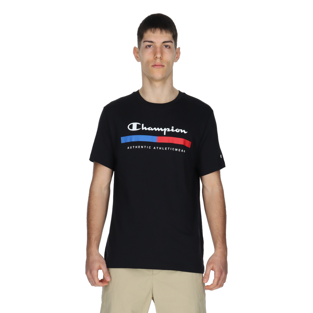 Тениска Champion Crewneck T-Shirt Черно | 219735-KK001, 0