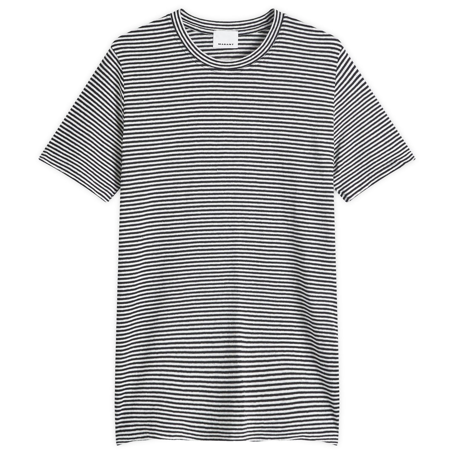 Тениска ISABEL MARANT Striped T-Shirt Ecru Бяло | 25PTS0063HA-C1N10H-23EC, 0