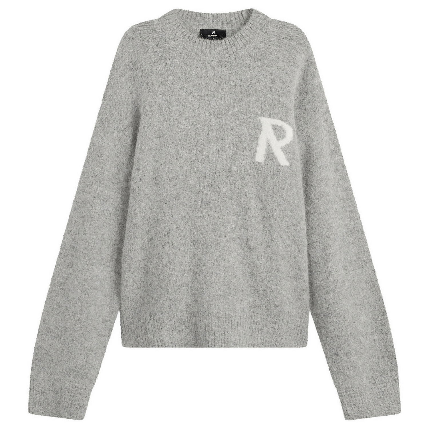 Пуловер Represent Clo Logo Knit Jumper Сиво | MLM100850-47, 1