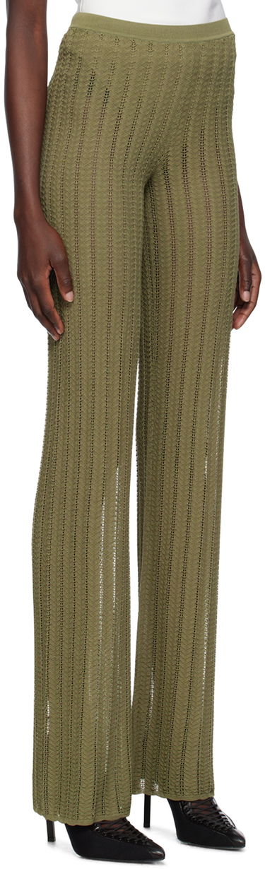 Панталони Dion Lee Dion Lee Knit Trousers Зелено | C7217P23, 1