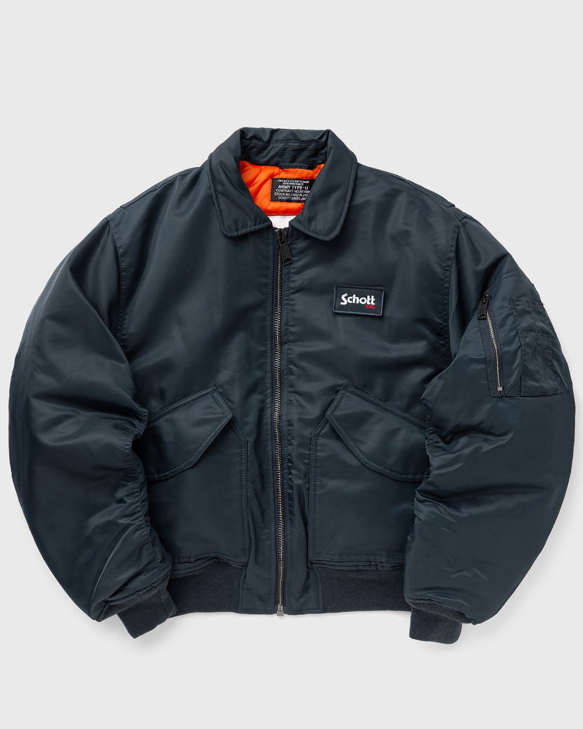 Яке бомбър Schott NYC Bomber Jacket XXL Синьо | 21090RS-NAVY