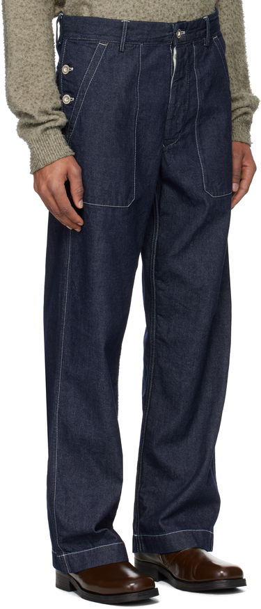 Дънки C.P. Company C.P. Company Loose Denim Jeans Синьо | 18CMPA157A-110295W, 1