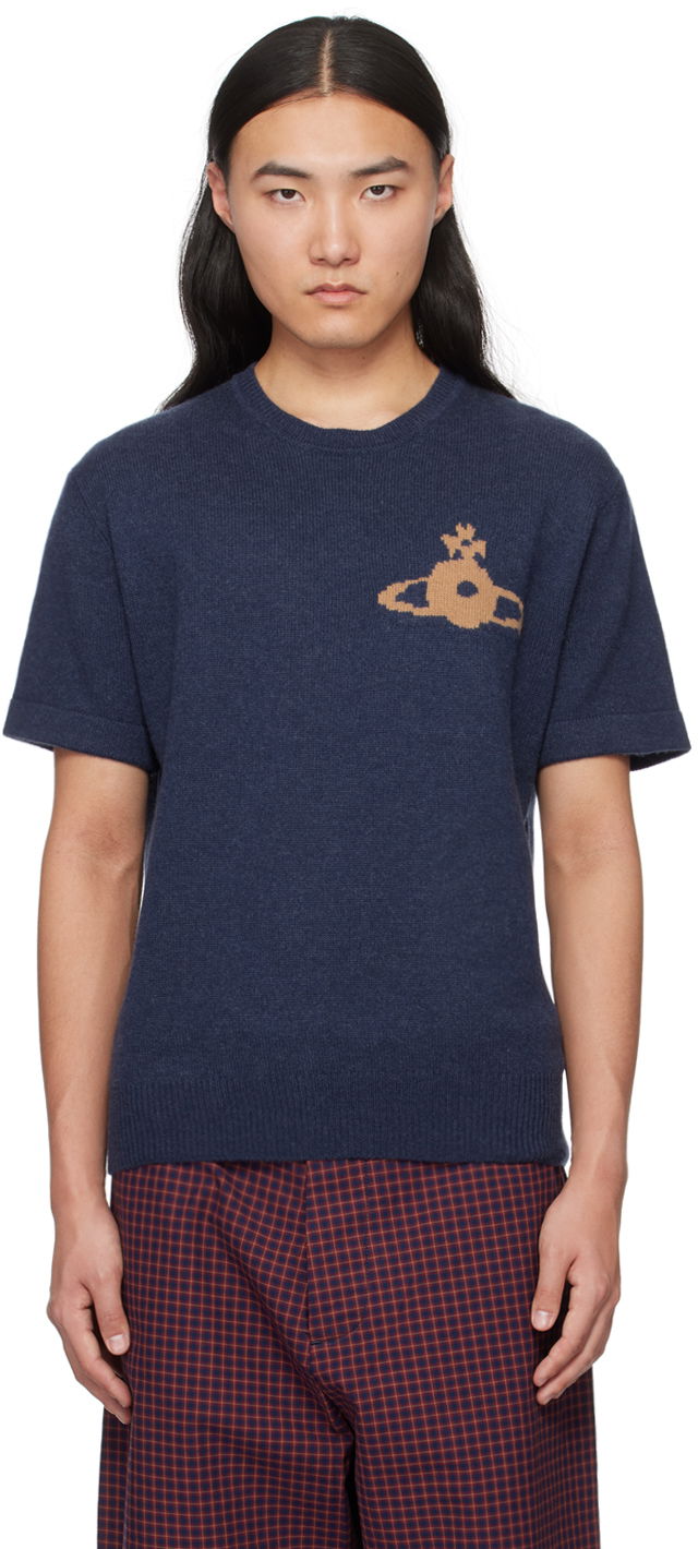 Тениска Vivienne Westwood Alex T-Shirt Тъмно синьо | 27010013-Y0018-, 0
